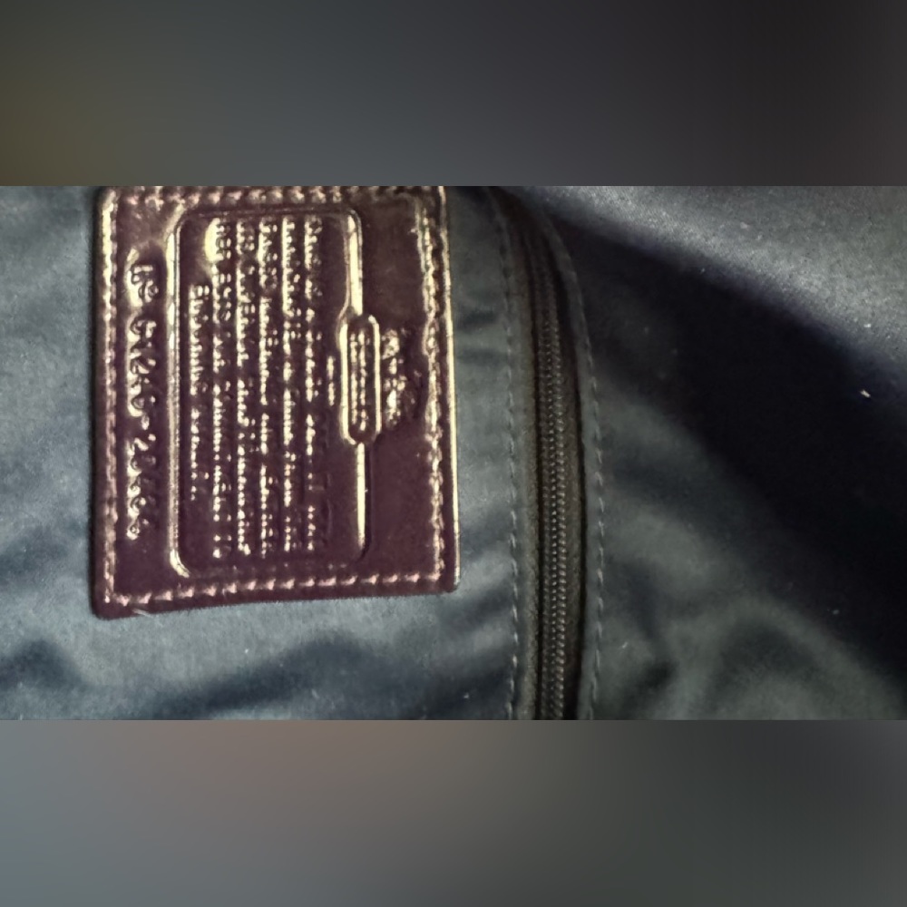 Coach Madison Tote Patent plum vintage - Picture 3 of 4